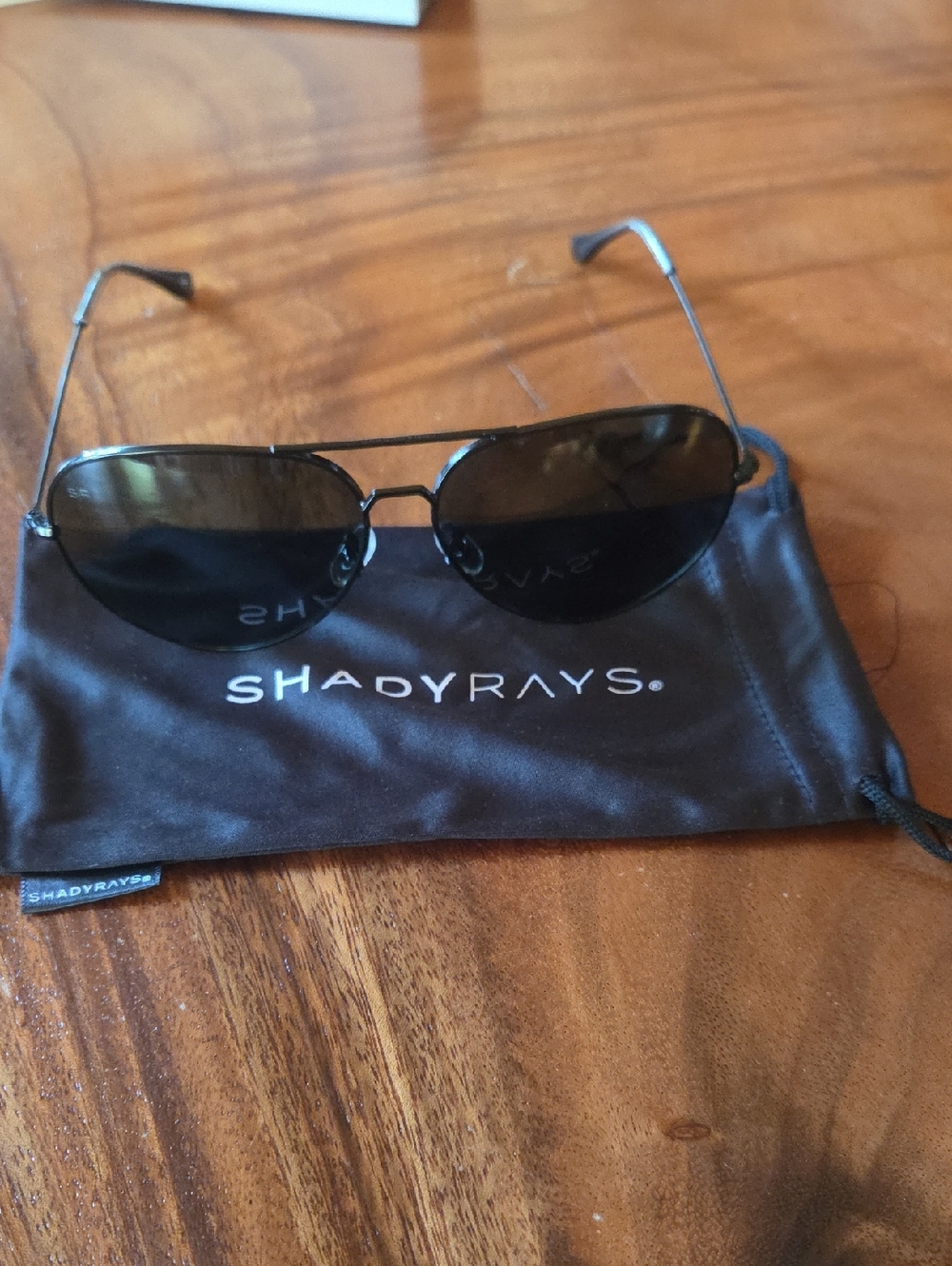 Shady Rays Men’s Aviator Sunglasses in Black